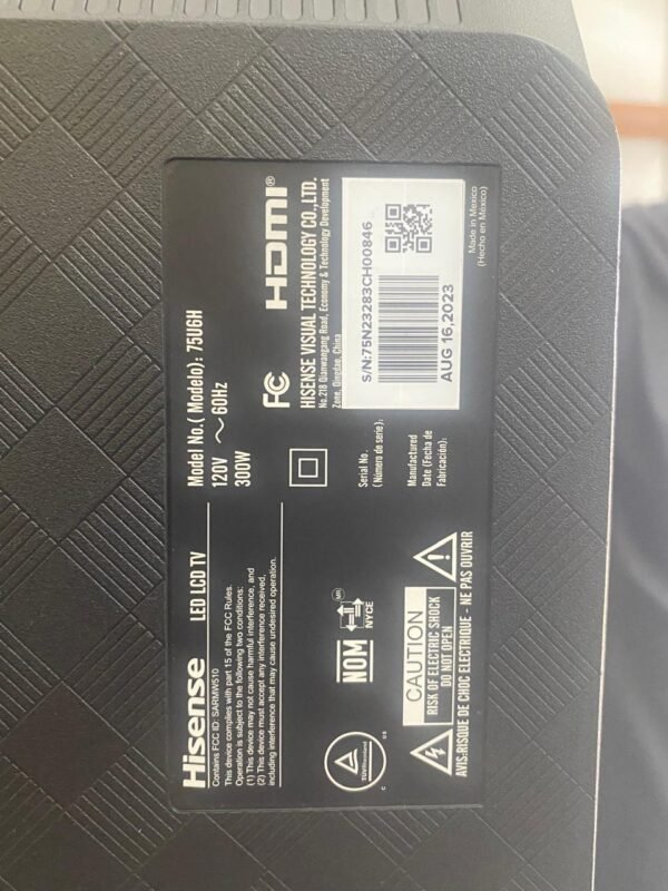 PANRALLA HISENSE 75P SC - Image 3