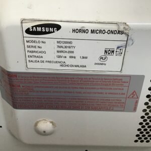 Horno microondas Samsung serie 7MAL301677Y