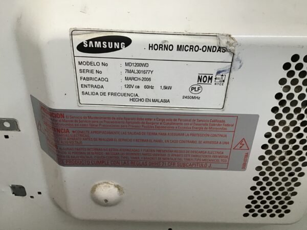 Horno microondas Samsung serie 7MAL301677Y