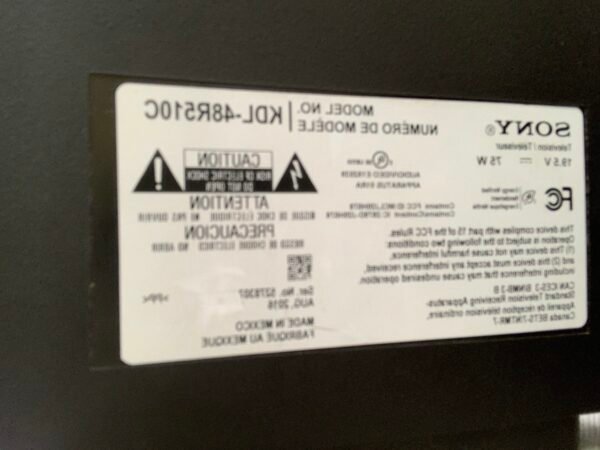 PANTALLA SONY 48” JTRC - Image 5