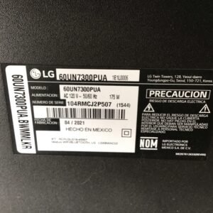 Pantalla LG-60” SC-G