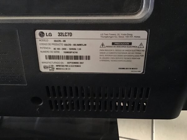 Pantalla LG 32” SC-G - Image 2
