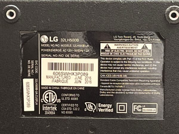 pantalla LG 32 PULGADAS P..TRC - Image 2