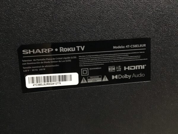 Pantalla Sharp 58” SC-G