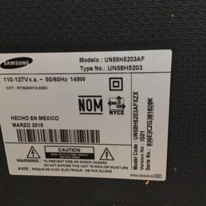 Pantalla Samsung 58” SC-G