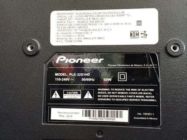 Pantalla Pioneer 32” SC-G