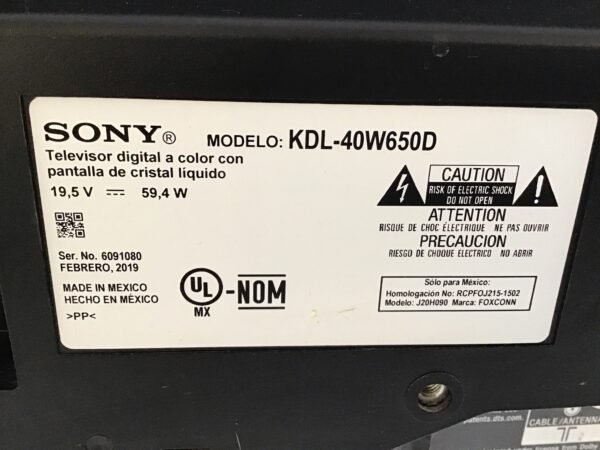 Sony 40 pulgadas P,.-TRC - Image 2
