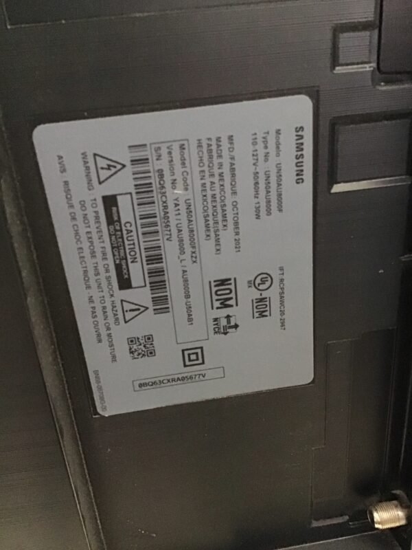 Pantalla Samsung 50” SC-G