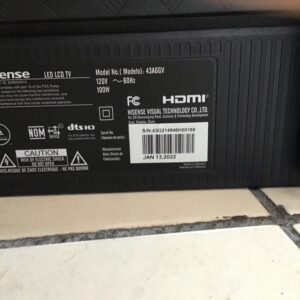 Pantalla Hisense 43” SC-G