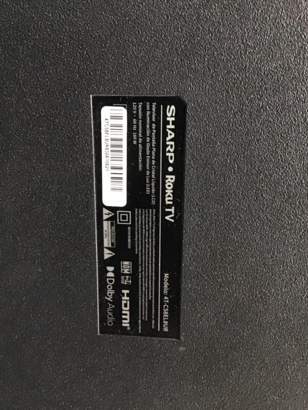 Pantalla Sharp Roku TV 58” SC-G, - Image 2