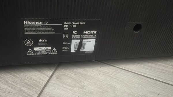 Hisense 75 PULGADAS P"TRC - Image 2