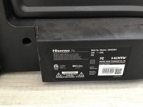 Hisense 40 pulgadas P’TRC - Image 3