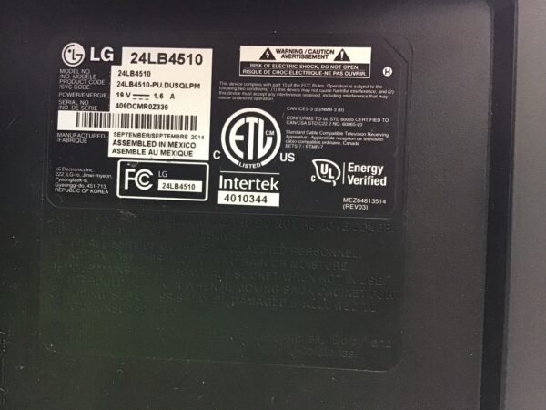 Pantalla LG 24”^