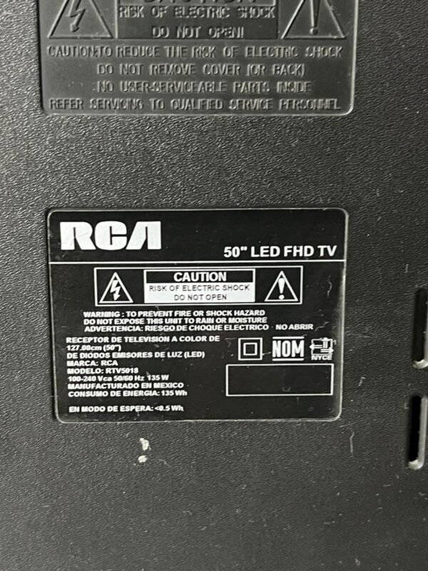 49 RCA pantalla P_-_)TRC....