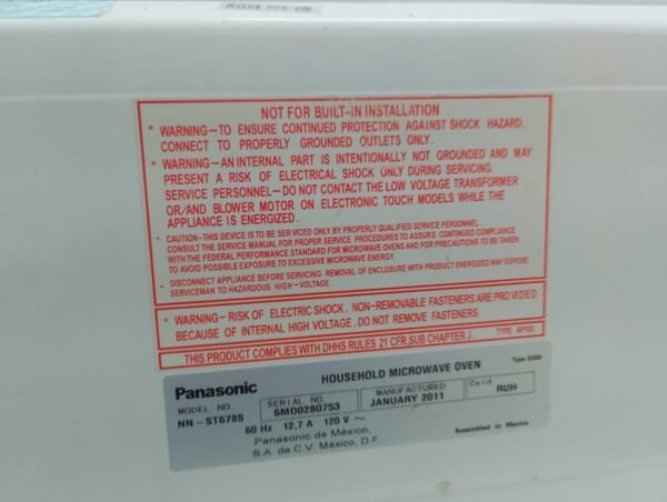 Microondas Panasonic